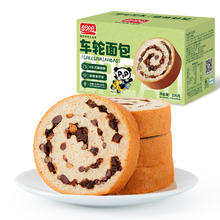 盼盼车轮面包全麦糕点376g*1箱