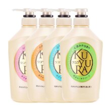 【下拉详情享淘金币优惠】kuyura/可悠然沐浴露4种香型550ml*4瓶