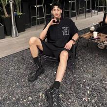 已验货 森马大牌时尚宽版短裤男女同款