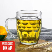 啤酒杯精酿扎啤杯套装玻璃杯家用 菠萝啤酒杯1个255ML
