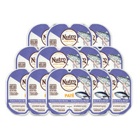美士 Nutro 进口一分为二猫主食餐盒三文鱼吞拿鱼味75g*24赏味期至25年10月
