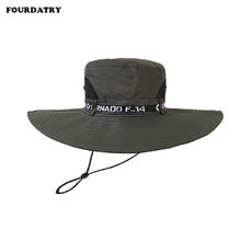 FOURDATRY 户外垂钓休闲钓鱼帽男夏天防紫