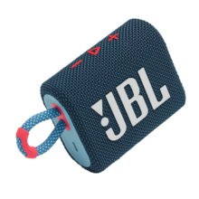 JBL【新品】GO4升级款 音乐金砖四代 GO3便携式蓝牙音箱 重低音户外迷你小音响 GO3【高性价比款】蓝拼粉色