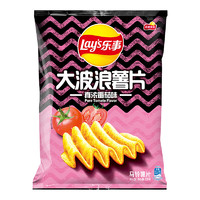 乐事 大波浪 马铃薯片 真浓番茄味 135g