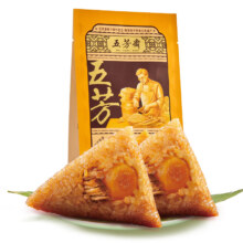 需首购：五芳斋  蛋黄猪肉粽子嘉兴特产  140g*2个12.96元+114淘金币（合6.48元/个）