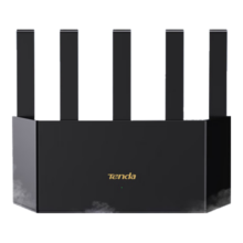 限地区、plus:Tenda腾达【云霄】AX3000立式满血WiFi6千兆无线路由器 3000M无线速率 5G双频 家用游戏智能路由