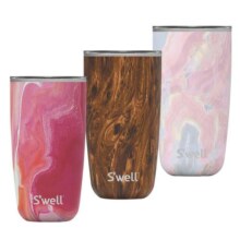 Swell保温吸管杯女生便携不锈钢咖啡水杯子高颜值办公室外出随行