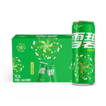 plus会员:可口可乐（Coca-Cola）雪碧 Sprite 碳酸饮料 电商限定 330ml*20烟花罐新老包装随机发货