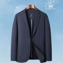 京东百亿补贴：杉杉 SHANSHAN杉杉 男士冰丝防晒西服外套