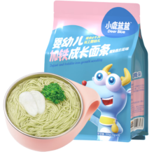 小鹿蓝蓝婴幼儿成长面条鳕鱼西兰花味200g 宝宝面条婴儿面条 营养线面无盐