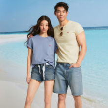 Levi's 李维斯  男士简约休闲LOGO印花短袖T恤