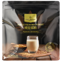 One's Member纯豆浆粉20g*25条 非转基因0添加无糖原味豆浆粉早餐