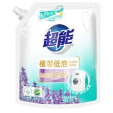 plus会员：超能 植翠低泡易漂洗衣液天然椰油 1kg
