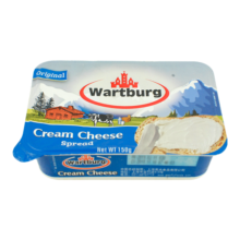 沃特堡（wartburg）奥地利进口 涂抹奶油奶酪 原味 150g 冷藏 原制奶酪 儿童 烘焙