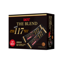 悠诗诗（UCC）117冻干速溶咖啡粉114黑咖啡便携装 原装进口 117便利装60条
