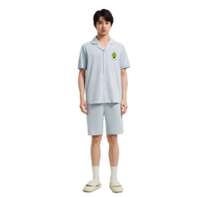 再降价、首单礼金：youkeshu 有棵树 抑菌纯棉 夏季男士睡衣81元
