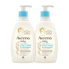 艾维诺婴幼儿沐浴露洗发水二合一宝宝专用儿童洗发沐浴露354ml*2