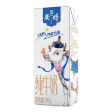 安子婿内蒙纯牛奶 3.3蛋白 200g*6盒
