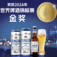 TSINGTAO 青岛啤酒  全麦白啤10度500mL*12瓶