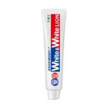 Plus会员：狮王 WhiteWhite 进口美白牙膏 150g 经典大白管去牙渍清新口气