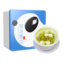 林湖飘雪 茉莉花茶严选100g特级川派茉莉飘雪茶叶自己喝 严选方盒装100g*2