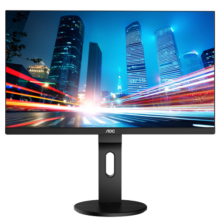 AOC 23.8英寸 IPS 2K高清 微边框 低蓝光不闪 75Hz HDMI接口 人体工学支架 节能电脑显示器 Q2490PXQ