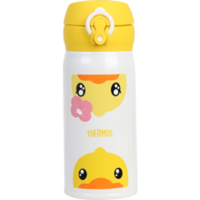 膳魔师（THERMOS） 进口保温杯壶男女水杯子小容量车载弹盖杯 JNL-350-BDYWH 小黄鸭 350ml