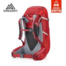 GREGORY格里高利AMBER琥珀系列 双肩背包女款轻量户外旅行登山徒步背包 四代-34L-红色
