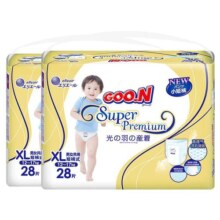 大王光羽系列短裤式纸尿裤L/XL/2XL片*2包拉拉裤婴儿透气尿不湿