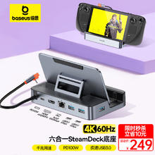 倍思 SteamDeck扩展坞Type-C拓展坞USB-C转千兆网口HDMI转接头4k60Hz