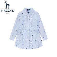 HAZZYS 女童时尚长袖连衣裙