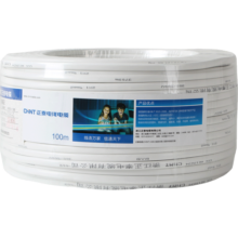 正泰（CHNT） 电线电缆BVVB二芯三芯护套线白色扁平行铜芯线100米 BVVB-2*2.5100米