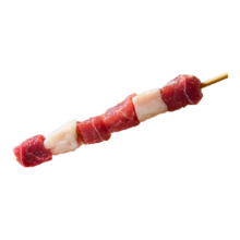 plus会员:鲜京采内蒙古原切羔羊肉串2斤 （50串）烧烤食材 露营户外 京东自有品牌
