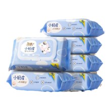 再降价：洁柔 小奶皮湿巾80片×6包整箱
