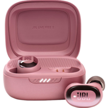 JBL LIVE FREE2静噪豆耳机 蓝牙耳机 主动降噪真无线耳机 无线运动耳机 LIVEFREE2粉 主动降噪智能语音