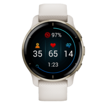 佳明（GARMIN）venu2plus智能运动腕表多功能光学心率脉搏健康跑步礼物送女友 Venu 2 Plus雅致白