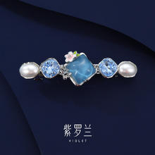紫罗兰 Violet 山花湖发夹弹簧夹高档女时尚精致发饰2024年新款潮