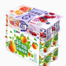 百亿补贴！蒙牛 双拼果粒风味酸奶 90g*24杯￥27.90 4.0折
