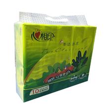 心相印 抽纸茶语纸巾面巾纸卫生纸茶叶压花擦手巾母婴适用便携纸抽 3包体验装