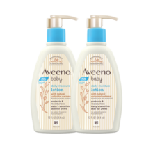 艾惟诺（Aveeno）韩国原装进口儿童面霜身体乳艾维诺婴儿宝宝面霜保湿补水润肤乳 每日倍护润肤乳354ml*2