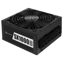 银昕（SilverStone）1000W SX1000 白金电源 支持4090/赠PCIe5显卡线 G540SXK00LPT720