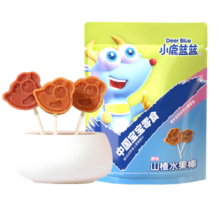 小鹿蓝蓝_宝宝山楂棒 儿童零食宝宝零食山楂棒棒糖新鲜果干制作 106g