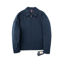 TOMMY HILFIGER 男士休闲翻领夹克春秋季简约百搭上衣