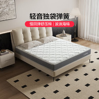 喜临门 Sleemon 城市爱情 大白S 记忆棉轻音弹簧床垫 150*200CM