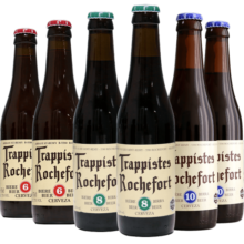 TRAPPISTES ROCHEFORT罗斯福 10号/8号/6号啤酒330ml*6瓶 修道院精酿 比利时进口
