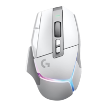 罗技（G）G502 X PLUS LIGHTSPEED 游戏鼠标  RGB流光灯效 Hero25K传感器 白色 502Hero升级 情人节礼物