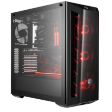 酷冷至尊(CoolerMaster)MB520(旋风520)ATX电脑中塔机箱 前镜面板/玻璃侧板/双360水冷位/7风扇位6硬盘位