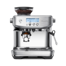 铂富（Breville）BES878 半自动意式咖啡机 家用咖啡粉制作 多功能咖啡机 流光银 Brushed Stainless Steel4990元