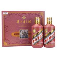 PLUS会员：MOUTAI 茅台 生肖 乙巳蛇年 酱香型白酒 53度 375ml*2 礼盒装3641.22元包邮