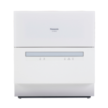 松下（Panasonic）台式洗碗机【二代独立烘干】 软水系统 80℃高温除菌 洗烘一体 热风烘干 家用台面独立式刷碗机H1D